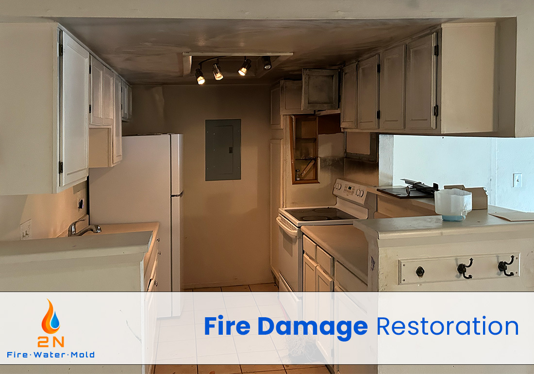 fire-damage picture of a fire damaged home